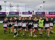 5 February 2019; Newbridge College players following the Bank of Ireland Leinster Schools Junior Cup Round 1 match between Newbridge College and Temple Carrig School at Energia Park in Dublin. Photo by Harry Murphy/Sportsfile