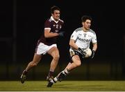6 February 2019; Ryan McHugh of Ulster University in action against John Maher of NUI Galway during the Electric Ireland Sigerson Cup Quarter Final match between National University of Ireland, Galway, and Ulster University at the GAA Centre of Excellence in Abbotstown, Dublin. Photo by Harry Murphy/Sportsfile