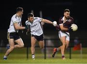 6 February 2019; Stephen Brennan of NUI Galway in action against Eoghan Gallagher of Ulster University during the Electric Ireland Sigerson Cup Quarter Final match between National University of Ireland, Galway, and Ulster University at the GAA Centre of Excellence in Abbotstown, Dublin. Photo by Harry Murphy/Sportsfile