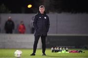 6 February 2019; Republic of Ireland U21 manager Stephen Kenny prior to the friendly match between Republic of Ireland U21's Homebased Players and Republic of Ireland Amateur at Home Farm FC in Whitehall, Dublin. Photo by Stephen McCarthy/Sportsfile