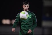 6 February 2019; Dan Mandriou of Republic of Ireland U21's prior to the friendly match between Republic of Ireland U21's Homebased Players and Republic of Ireland Amateur at Home Farm FC in Whitehall, Dublin. Photo by Stephen McCarthy/Sportsfile