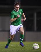6 February 2019; Aaron Drinan of Republic of Ireland U21's during the friendly match between Republic of Ireland U21's Homebased Players and Republic of Ireland Amateur at Home Farm FC in Whitehall, Dublin. Photo by Stephen McCarthy/Sportsfile