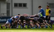 6 February 2019; Conor Tracey of St Mary's College feeds the scrum during the Bank of Ireland Leinster Schools Junior Cup Round 1 match between St Mary's College and Terenure College at Energia Park in Donnybrook, Dublin. Photo by Daire Brennan/Sportsfile