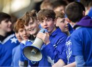 6 February 2019; St Mary's College supporter Pat Ryan ahead of the Bank of Ireland Leinster Schools Junior Cup Round 1 match between St Mary's College and Terenure College at Energia Park in Donnybrook, Dublin. Photo by Daire Brennan/Sportsfile