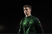 6 February 2019; Will Fitzgerald of Republic of Ireland U21's prior to the friendly match between Republic of Ireland U21's Homebased Players and Republic of Ireland Amateur at Home Farm FC in Whitehall, Dublin. Photo by Stephen McCarthy/Sportsfile
