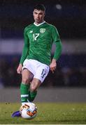 6 February 2019; Dan Mandriou of Republic of Ireland U21's during the friendly match between Republic of Ireland U21's Homebased Players and Republic of Ireland Amateur at Home Farm FC in Whitehall, Dublin. Photo by Stephen McCarthy/Sportsfile