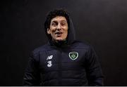 6 February 2019; Republic of Ireland U21's assistant coach Keith Andrews during the friendly match between Republic of Ireland U21's Homebased Players and Republic of Ireland Amateur at Home Farm FC in Whitehall, Dublin. Photo by Stephen McCarthy/Sportsfile