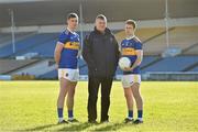 7 February 2019; Tipperary football manager Liam Kearns with players Conor Sweeney and Brian Fox during an event organised by Tipperary GAA sponsor Teneo at Semple Stadium in Thurles, Co Tipperary. Photo by Matt Browne/Sportsfile