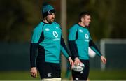 7 February 2019; Jack Conan, left, and Chris Farrell during Ireland Rugby squad training at Carton House in Maynooth, Co. Kildare. Photo by David Fitzgerald/Sportsfile