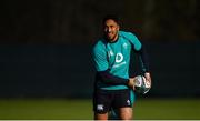 7 February 2019; Bundee Aki during Ireland Rugby squad training at Carton House in Maynooth, Co. Kildare. Photo by David Fitzgerald/Sportsfile