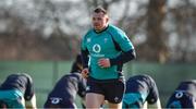 7 February 2019; Cian Healy during Ireland Rugby squad training at Carton House in Maynooth, Co. Kildare. Photo by Brendan Moran/Sportsfile