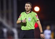 5 February 2019; Referee Paul McLaughlin during the pre-season friendly match between Dundalk and Longford Town at Oriel Park in Dundalk, Louth. Photo by Ben McShane/Sportsfile