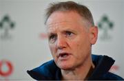 7 February 2019; Head coach Joe Schmidt during an Ireland press conference at Carton House in Maynooth, Co. Kildare. Photo by Brendan Moran/Sportsfile