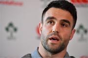 7 February 2019; Conor Murray during an Ireland press conference at Carton House in Maynooth, Co. Kildare. Photo by Brendan Moran/Sportsfile