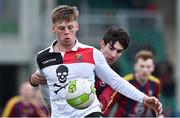 6 February 2019; Robert Slevin of UCC in action against Shane McCallion of UL during the RUSTLERS IUFU Collingwood Cup Final match between University of Limerick and University College Cork at Markets Field in Limerick. Photo by Matt Browne/Sportsfile