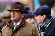 3 February 2019; Owner Eddie O'Leary, left, and trainer Joseph O'Brien during Day Two of the Dublin Racing Festival at Leopardstown Racecourse in Dublin. Photo by Ramsey Cardy/Sportsfile