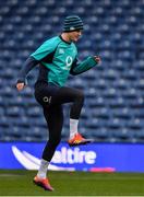 8 February 2019; Jonathan Sexton during the Ireland Rugby Captain's Run at BT Murrayfield Stadium in Edinburgh, Scotland. Photo by Brendan Moran/Sportsfile