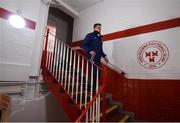 8 February 2019; Shelbourne manager Ian Morris prior to the pre-season friendly match between Shelbourne and Waterford FC at Tolka Park in Dublin. Photo by Stephen McCarthy/Sportsfile