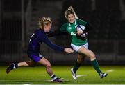 8 February 2019; Alison Miller of Ireland is tackled by Liz Musgrove of Scotland during the Women's Six Nations Rugby Championship match between Scotland and Ireland at Scotstoun Stadium in Glasgow, Scotland. Photo by Ramsey Cardy/Sportsfile