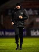 8 February 2019; Waterford goalkeeping coach Dirk Heinen during the pre-season friendly match between Shelbourne and Waterford FC at Tolka Park in Dublin. Photo by Stephen McCarthy/Sportsfile