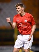 8 February 2019; Derek Prendergast of Shelbourne during the pre-season friendly match between Shelbourne and Waterford FC at Tolka Park in Dublin. Photo by Stephen McCarthy/Sportsfile