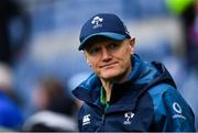 9 February 2019; Ireland head coach Joe Schmidt prior to the Guinness Six Nations Rugby Championship match between Scotland and Ireland at the BT Murrayfield Stadium in Edinburgh, Scotland. Photo by Ramsey Cardy/Sportsfile