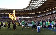 9 February 2019; Ireland captain Rory Best leads his side out prior the Guinness Six Nations Rugby Championship match between Scotland and Ireland at the BT Murrayfield Stadium in Edinburgh, Scotland. Photo by Brendan Moran/Sportsfile