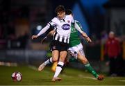 9 February 2019; Sean Gannon of Dundalk in action against Graham Cummins of Cork City during 2019 President's Cup Final between Cork City and Dundalk at Turners Cross in Cork. Photo by Stephen McCarthy/Sportsfile