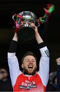 9 February 2019; Kilcummin captain Brendan Kealy lifts the cup after the AIB GAA Football All-Ireland Intermediate Championship Final match between Kilcummin and Naomh Éanna at Croke Park in Dublin. Photo by Piaras Ó Mídheach/Sportsfile