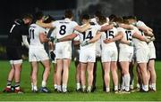 9 February 2019; The Kildare team huddle before the Allianz Football League Division 2 Round 3 match between Fermanagh and Kildare at Brewster Park in Enniskillen, Fermanagh. Photo by Oliver McVeigh/Sportsfile
