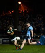 9 February 2019; Cormac Costello of Dublin in action against Peter Crowley of Kerry during the Allianz Football League Division 1 Round 3 match between Kerry and Dublin at Austin Stack Park in Tralee, Co. Kerry. Photo by Diarmuid Greene/Sportsfile