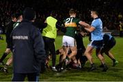 9 February 2019; Kerry and Dublin players clash after the Allianz Football League Division 1 Round 3 match between Kerry and Dublin at Austin Stack Park in Tralee, Co. Kerry. Photo by Diarmuid Greene/Sportsfile