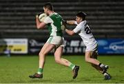 9 February 2019; Ryan Jones of Fermanagh  in action against Padraig Nash of Kildare during the Allianz Football League Division 2 Round 3 match between Fermanagh and Kildare at Brewster Park in Enniskillen, Fermanagh. Photo by Oliver McVeigh/Sportsfile