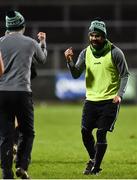 9 February 2019; Fermanagh assistant manager Ryan McMenamin, right, and Fermanagh Manager Rory Gallagher, celebrate after the Allianz Football League Division 2 Round 3 match between Fermanagh and Kildare at Brewster Park in Enniskillen, Fermanagh. Photo by Oliver McVeigh/Sportsfile