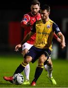 9 February 2019; Karl Chambers of Longford Town in action against Kyle McFadden of Sligo Rovers during the Pre-Season Friendly match between Longford Town and Sligo Rovers at City Calling Stadium in Longford. Photo by Sam Barnes/Sportsfile