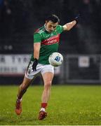 9 February 2019; Jason Doherty of Mayo kicks a point during the Allianz Football League Division 1 Round 3 match between Mayo and Cavan at Elverys MacHale Park in Castlebar, Mayo. Photo by Seb Daly/Sportsfile