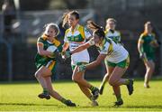 10 February 2019; Stacey Grimes of Meath in action against Katie Kehoe of Offaly during the Lidl Ladies Football National League Division 3 Round 2 match between Meath and Offaly at Páirc Tailteann in Navan, Meath. Photo by Eóin Noonan/Sportsfile