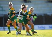 10 February 2019; Kelsey Nesbitt of Meath in action against Fiona Stephens of Offaly during the Lidl Ladies Football National League Division 3 Round 2 match between Meath and Offaly at Páirc Tailteann in Navan, Meath. Photo by Eóin Noonan/Sportsfile