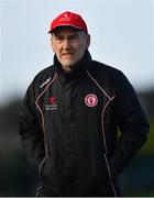 10 February 2019; Tyrone manager Mickey Harte ahead of the Allianz Football League Division 1 Round 3 match between Roscommon and Tyrone at Dr. Hyde Park in Roscommon. Photo by Seb Daly/Sportsfile