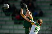 10 February 2019; Catriona Keoghan of Meath in action against Annie Kehoe of Offaly during the Lidl Ladies Football National League Division 3 Round 2 match between Meath and Offaly at Páirc Tailteann in Navan, Meath. Photo by Eóin Noonan/Sportsfile