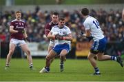 10 February 2019; Ryan Wylie of Monaghan in action against Padraig Cunningham of Galway during the Allianz Football League Division 1 Round 3 match between Monaghan and Galway at Inniskeen in Monaghan. Photo by Daire Brennan/Sportsfile