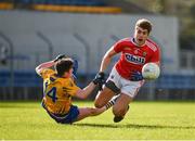 10 February 2019; Ian Maguire of Cork in action against Keelan Sexton of Clare during the Allianz Football League Division 2 Round 3 match between Clare and Cork at Cusack Park in Ennis, Clare. Photo by Sam Barnes/Sportsfile