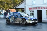 10 February 2019; Craig Breen and Paul Nagle in their Ford Fiesta R5 during Stage 3 Colemanstown of the Galway International Rally during Round 1 of the Irish Tarmac Rally Championship in Athenry, Co. Galway. Photo by Philip Fitzpatrick/Sportsfile