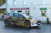 10 February 2019; Josh Moffett and Keith Moriarty in their Ford Fiesta R5 during Stage 3 Colemanstown of the Galway International Rally during Round 1 of the Irish Tarmac Rally Championship in Athenry, Co. Galway. Photo by Philip Fitzpatrick/Sportsfile