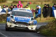 10 February 2019; Craig Breen and Paul Nagle in their Ford Fiesta R5 during Stage 6 Colemanstown of the Galway International Rally during Round 1 of the Irish Tarmac Rally Championship in Athenry, Co. Galway. Photo by Philip Fitzpatrick/Sportsfile