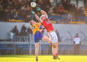 10 February 2019; Rúairí Deane of Cork in action against Dale Masterson of Clare during the Allianz Football League Division 2 Round 3 match between Clare and Cork at Cusack Park in Ennis, Clare. Photo by Sam Barnes/Sportsfile