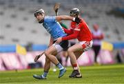 10 February 2019; Seán McInerney of Oranmore-Maree in action against Finbarr Cagney of Charleville during the AIB GAA Hurling All-Ireland Intermediate Championship Final match between Charleville and Oranmore-Maree at Croke Park in Dublin. Photo by Piaras Ó Mídheach/Sportsfile