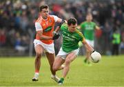 10 February 2019; James McEntee of Meath in action against Stefan Campbell of Armagh during the Allianz Football League Division 2 Round 3 match between Meath and Armagh at Páirc Tailteann in Navan, Meath. Photo by Eóin Noonan/Sportsfile