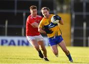 10 February 2019; Cian O'Dea of Clare in action against Kevin Flahive of Cork during the Allianz Football League Division 2 Round 3 match between Clare and Cork at Cusack Park in Ennis, Clare. Photo by Sam Barnes/Sportsfile
