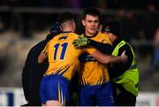 10 February 2019; Jamie Malone, left, and Conall Ó hAiniféin of Clare following the Allianz Football League Division 2 Round 3 match between Clare and Cork at Cusack Park in Ennis, Clare. Photo by Sam Barnes/Sportsfile